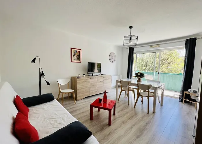 T2 Calme à Avec Wi-fi Et Parking - Fr-1-495-46 Apartamento Cambo-les-Bains